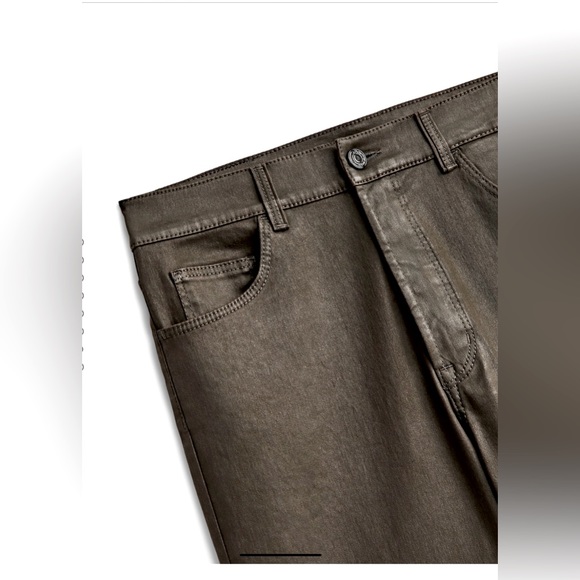 NEW Massimo Dutti High-Waist Straight Leg Costed Pants Size 6 - Picture 6 of 10